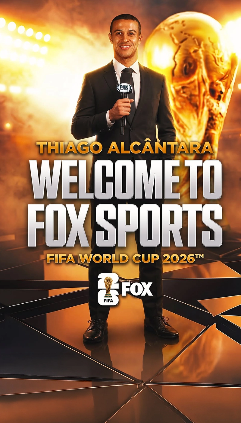 Thiago Joins Fox World Cup 2026 Studio Team